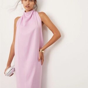 ASOS Lilac Backless Dress